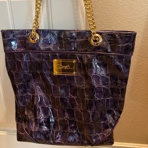 Adorable large purple handbag